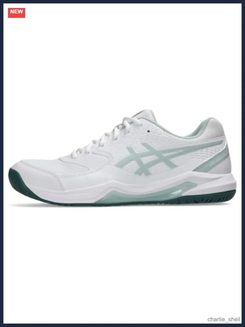 Men's Gel-Dedicate 8 Tennis Shoes Synthetic Leather Athletic Lace-Up